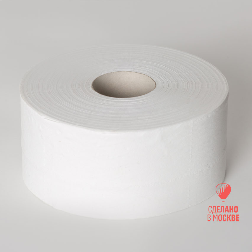 Туалетная бумага система T2 120197 200 м, цвет - белый, 20 гр/м*2, целлюлоза